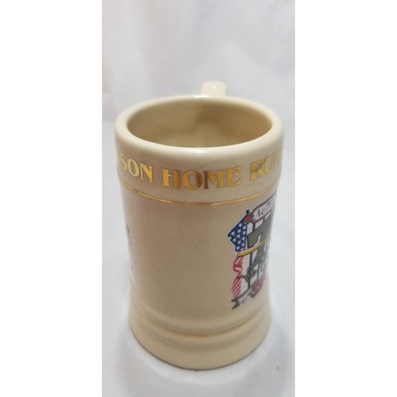 Mark McGwire Single Season Home Run Record Glass Stein Coffee Mug - Picture 6 of 9